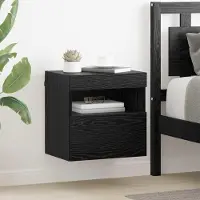 Prolenta Maison Exclusive - TV-wandplanken, 2 stuks, zwart, eikenlook, houtvezel