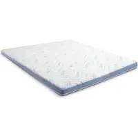 Sleezzze Koudschuim topper CloudComfort Cool 140 x 200 cm H2/H3, hoogte 7 cm, hardheid H2/H3, 7-zone topper met zomer- en winterzijden