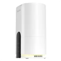 Auronic Luchtbevochtiger - 4 Liter - 40m2 - Geschikt voor Woonkamer, Kantoor, Slaapkamer, Babykamer en Meer - Met Aromatherapie - BPA-Vrij - Wit