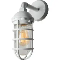 Konstsmide Witte Wandlamp Olbia Nostalgisch