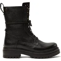 Lazamani Boots Dames Zwart Leer | Maat 36