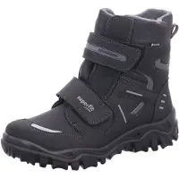 Superfit Snowboots 'Husky' donkerbruin / grijs / pastellila / wit