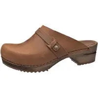 Sanita Klomp Women Wood Ursana Open Chestnut-Schoenmaat 35