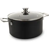 Genius Cerafit Plasma kookplaat, roestvrij staal, 5 liter, 24 cm, zwart