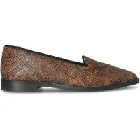 Lazamani Loafers Dames Bruin Leer Size 40