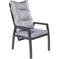 LC Garden Bondino II verstelbare stoel van aluminium/polyester, inclusief kussen
