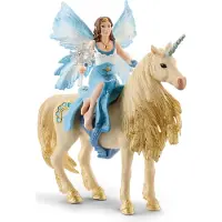 Schleich Bayala - 12 x 14 cm - Eyela m. Gouden Eenhoorn 42508 - - OneSize - Speelgoedfiguren