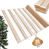 Coemo Lattenbodem Veno 120 x 200 cm – eenvoudig in het bedframe plaatsen – 13 latten – plat – max. 150 kg – hout – oprolbare lattenbodem