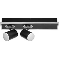 Osram LED plafondspot MARS CLICK-SELECT, 2 spots, zwart CLICK-SELECT, zwart, Woon-/ Eetkamer, metaal, Modern, LED plafondlamp