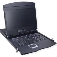 Value 19 KVM-console, 48 cm (19) TFT (16:9), VGA, USB, CH-Layout