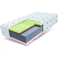 FDM SAVONA Matras 140x200 cm - Hoogte 22 cm H3 en H4 - Koudschuim Matrassen - Dubbelzijdig - 7 zones - Öko-Tex
