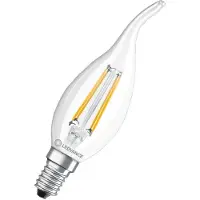 Ledvance LED Filament Tip-kaarslamp E14 - 4W 470lm 2700K 230V - Ø35mm - Geschikt voor kroonluchters, wandlampen, sfeerverlichting
