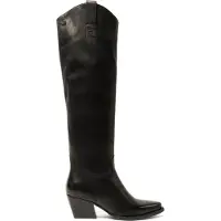 Lazamani Laarzen Dames Zwart Leer Size 39