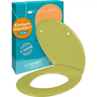 Calmwaters Original - WC-bril - Olijf Mosgroen - Duroplast - Softclose - Afneembaar