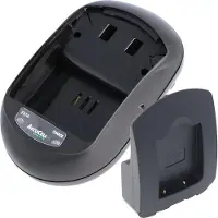 AccuCell Snellader, geschikt voor de Sony NP-BJ1 batterij, compatibel met de Sony DSC-RX0 ultracompacte camera