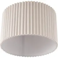 LINDBY Plafondlamp , Libbie, dimbare, Beige, Woonkamer, Stof, Scandinavisch