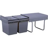 Kitchen Move Set van 3 stapelbare afvalbakken 36L HYPE