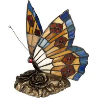 QUOIZEL Tiffany LED Tafellamp Tiffany Animal Lamps | G9 12W 3000K 300Lm 830 | Architectural Bronze
