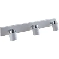 LINDBY Plafondlamp Kardo, dimbaar, wit / opaal, Woon-/ Eetkamer, metaal, Modern, Plafondlamp badkamer