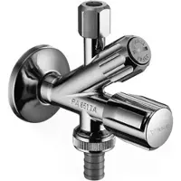 Schell Comfort - Combinatie hoekventiel met filter, chroom 035600699