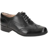Clarks Shoes Hamble Oak, damesmodel, zwart leer, maat 8