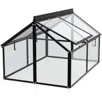Vitavia Tuinkas Gaia Jumbo - Veiligheidsglas - Zwart - 83x119x72 Cm