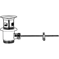 Kludi waste garnituur voor wastafel/bidet 5/4" chroom 752600500