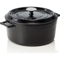 WAS Germany braadpan Trendy 6,7 liter 28 cm gietijzer zwart