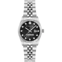 Philipp Plein Analoog horloge zwart / zilver