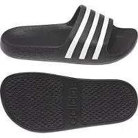 Adidas Strand-/badschoen 'Adilette Aqua' zwart / wit