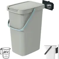 Prosperplast SYSTEMA Q Abfallbehälter - hellbraun 20l. Keden