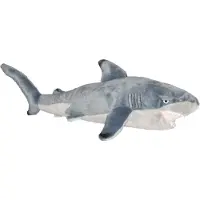 Wild republic Teddy Shark Medium Black Tips Blauw