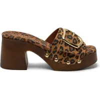 Lazamani Clogs Dames Bruin Suède | Maat 40