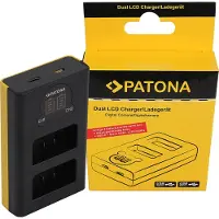 PATONA Dual LCD USB lader voor Nikon EN-EL25
