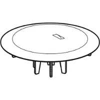 Geberit FBS d90 zu 150.678 chroom, 243775, 1 stuk.