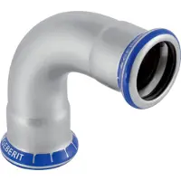 Geberit mapr.rvs bocht 90gr 35mm