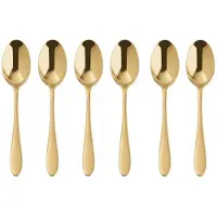 Sambonet Theelepel Velvet PVD Gold (6-Delig)