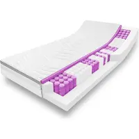 Sleezzze 7 Zonen ergonomische pocketveringmatras Sleezzz Diamond T1000, 80 x 200 cm, hoogte 23 cm, stevigheid H2/H3, 1000 veren/m²