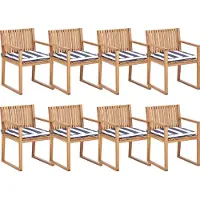 Beliani SASSARI II - Tuinstoel-Lichte houtkleur-FSC gecertificeerd acaciahout