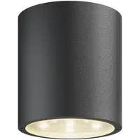 LUCANDE Buitenverlichting , MERET, Zwart, Balkon, Metaal, Modern