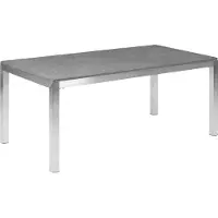 Beliani GROSSETO - Tuintafel - Grijs - 180 x 90 cm - Graniet