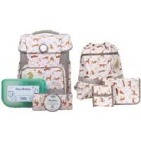 School-mood Champion Schooltas set oranje