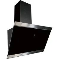 Respekta Schuine afzuigkap 60 cm - A++ label - Zwart - Luchtafvoer - Recirculatie - Touchscreen - Glas - CH89060S