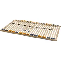 Coemo 7-zone Lattenrost MULTIRA - Houten Lattenbodem met Flexibele Opties, 5-Voudige Hardheidsverstelling, Geschikt voor Alle Matrassen, en Duits Vakmanschap, 120x200 cm, voordelige kit
