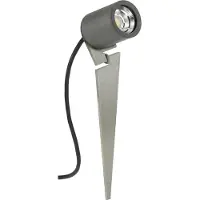 Albert Bonniers Förlag Sally grondspies lamp met kabel en stekker, zwart, Aluminium, Modern