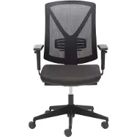 Mayer Sitzmöbel Bureaustoel Synchroonmechanisme In hoogte verstelbare armleuning Zwart 2335 680 x 650 x 1.030 mm