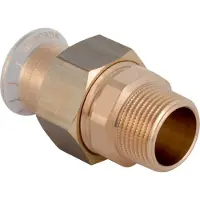 Geberit Mapress 3 delige koppeling recht vlakdichtend koper 22 mm 3/4 buidr 65543