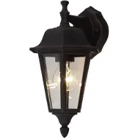 LINDBY Buitenverlichting , LAMINA, dimbare, Roestbruin, Balkon, Glas, Antiek