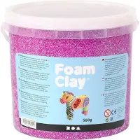 Foam Clay , 560 gr, neon paars