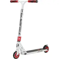 Star Scooter Freestyle Jump alu stuntstep, 110mm Pro Trick Roller, wit rood unisex